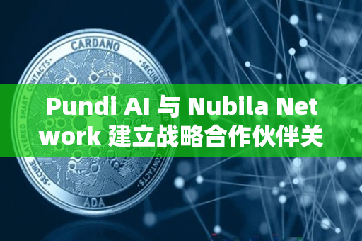 Pundi AI 与 Nubila Network 建立战略合作伙伴关系