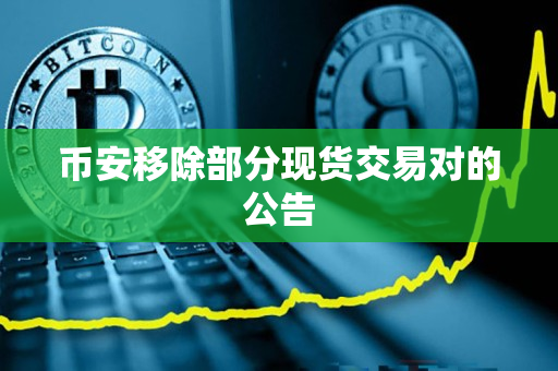 币安移除部分现货交易对的公告