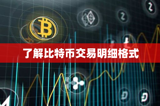 了解比特币交易明细格式 了解比特币交易明细格式