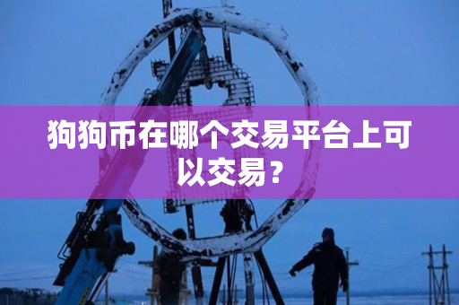 狗狗币在哪个交易平台上可以交易？