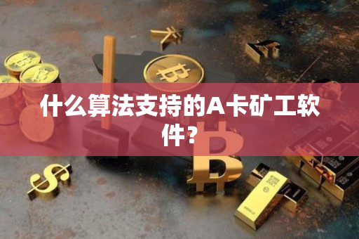 什么算法支持的A卡矿工软件? 什么算法支持的A卡矿工软件?