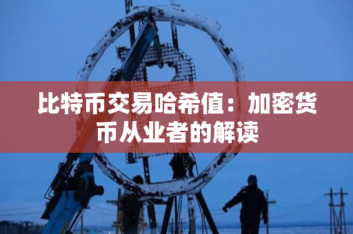 比特币交易哈希值:加密货币从业者的解读 比特币交易哈希值:加密货币从业者的解读