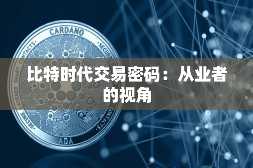 比特时代交易密码：从业者的视角