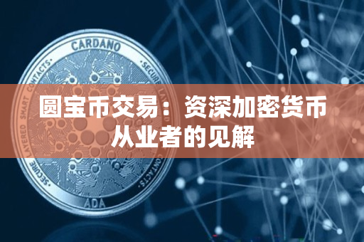 圆宝币交易:资深加密货币从业者的见解 圆宝币交易:资深加密货币从业者的见解