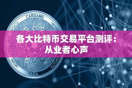 各大比特币交易平台测评：从业者心声