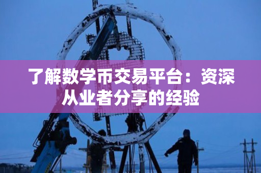 了解数学币交易平台：资深从业者分享的经验