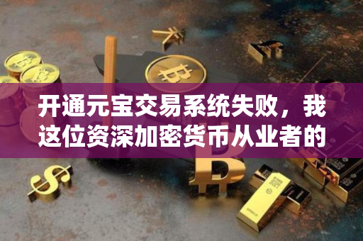 开通元宝交易系统失败，我这位资深加密货币从业者的感悟