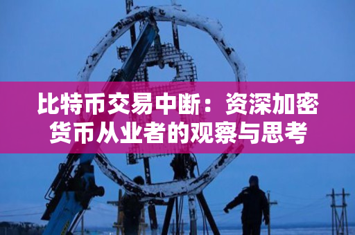 比特币交易中断:资深加密货币从业者的观察与思考 比特币交易中断:资深加密货币从业者的观察与思考