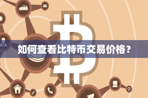 如何查看比特币交易价格? 如何查看比特币交易价格?