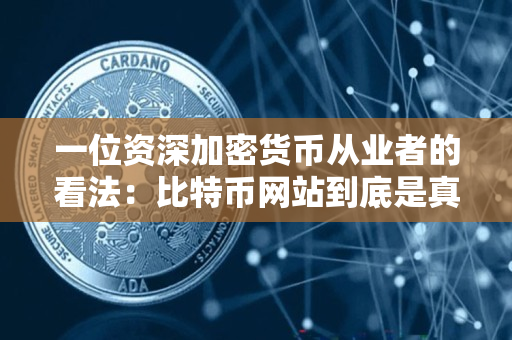 一位资深加密货币从业者的看法:比特币网站到底是真的吗? 一位资深加密货币从业者的看法:比特币网站到底是真的吗?