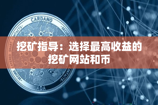 挖矿指导:选择最高收益的挖矿网站和币 挖矿指导:选择最高收益的挖矿网站和币